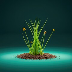 A visual representation of rapid growth and extensive development, demonstrating the concept of limitless capacity and reaching potential ,creativity ,success ,strategy