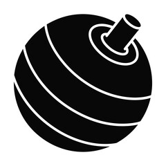 Stability ball for yoga and core balance