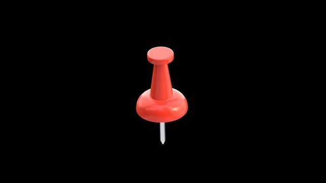 3D Location Pin | Alpha Channel