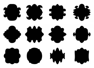 Black simple banner vector de...