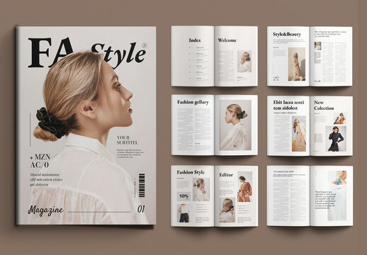 Fashion Magazine Template