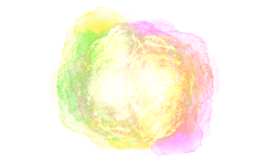 Soft pastel watercolor wash with blended yellow green pink hues