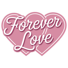 Happy Valentines Day greeting card with hearts and pink design