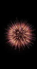 Fototapeta premium Abstract explosion of bright, colorful light streaks expanding rapidly across a deep black background, symbolizing energy burst at midnight ,wallpaper ,chaos ,futuristic background