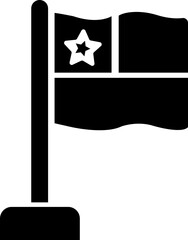 Chile Flag Black. Country National Emblem Banner. Monochrome Grayscale EPS Vector File. flat design. Independence day or National day holiday concept. isolated on transparent background.