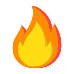 Simple Fire Flame Illustration