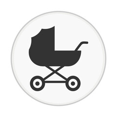 Baby Stroller Pram Icon