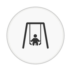 Children Playground Swing Icon