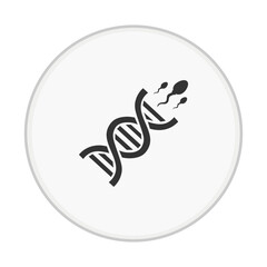 DNA Helix Genetic Code Icon