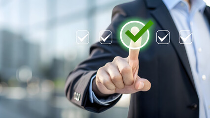 Business Success and Approval Gesture