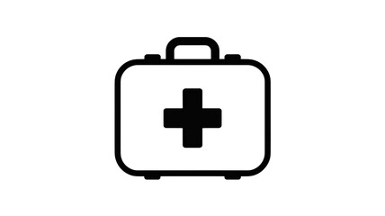 Obraz premium first aid kit isolated