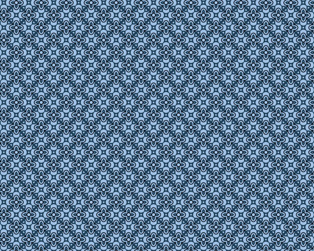 Seamless pattern blue background texture abstract geometric ornamental wallpaper fabric textile design