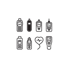 Fetal Doppler line art Listen To Tiny Heartbeat Everyday