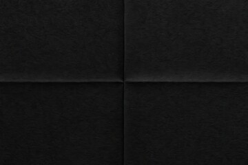 Fototapeta premium Dark textured paper with folded lines, paper texture backdrop, abstract dark surface background