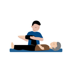 Physical Therapy Leg Massage
