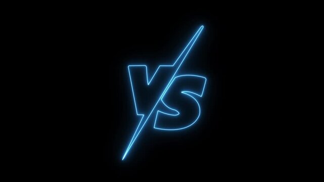 VS versus bars neon animated versus vs bars neon, VS versus bars neon animation on background VS versus bars neon animated, VS versus bars neon animated versus vs bars black screen
