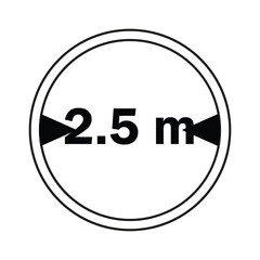 width and height of the vehicle