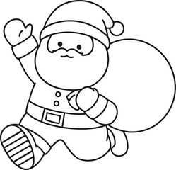santa claus cartoon