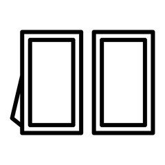 frame icon vector design template simple and modern