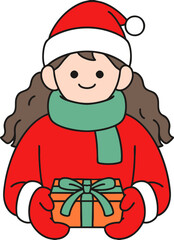 santa claus with gifts