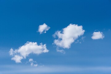 Obraz premium Sky Blue Clouds Horizon Nature Scenic Atmosphere Background