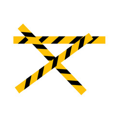 warning tape symbol sign