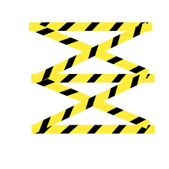 warning tape symbol sign