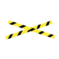 warning tape symbol sign