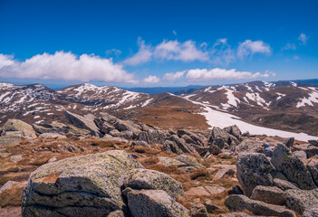 Scenic View From Mount Kosciuszko