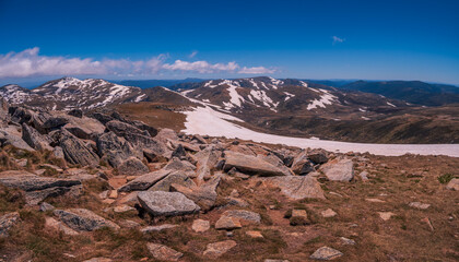 Panoramic View From Kosciuszko Summit