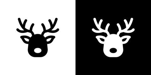 トナカイ・鹿のアイコン
