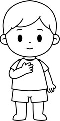 자기소개 남 흑백