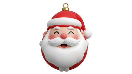 Cheerful Santa Claus Ornament Ready to Brighten Your Holiday Season Wishes