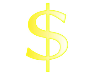 Obraz premium 3D Dollar Sign Icon Realistic Digital Design for Apps Games and Finance