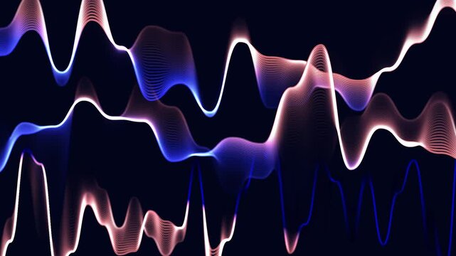 modern gradient line motion background