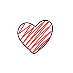 Hand-drawn Valentine Love Doodle