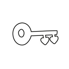 Hand-drawn Valentine Love Doodle