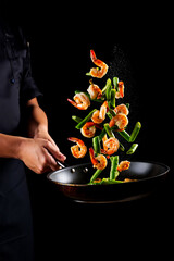 cooking with vegetables