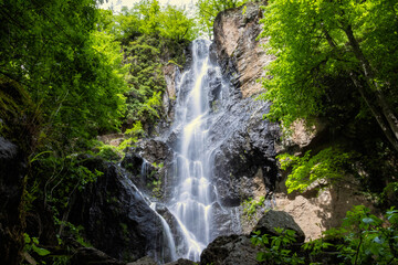 Natural waterfall in Rhodopi mountain, Bulgaria