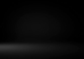 Abstract deep black empty space background with a subtle, smooth gradient. A minimalist template suitable for design placement or pure negative space concepts ,black ,shadow ,pure