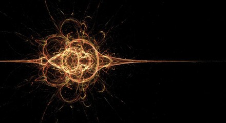 Flowing energetic fractal pattern illustrating the constant shifting nature of complex conceptual data and fluid artistic expression ,modern ,intense ,rendering