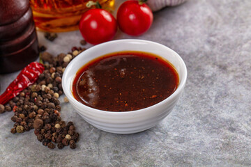 Black pepper sauce for meat
