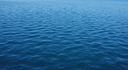 Obraz premium Deep blue saltwater forming a vast expanse under bright daylight, showing gentle ripples moving across the liquid surface ,bright ,endless ,pattern
