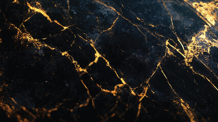 dark gold and black marble. grunge texture background