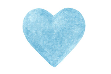Fototapeta premium Ice heart shape symbolizing frozen love concept