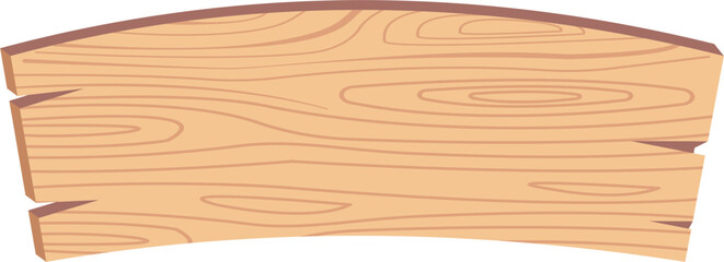 Vector wooden signboard