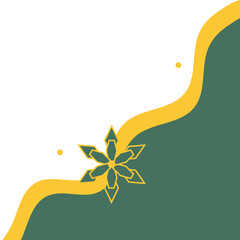 Islamic Corner with Ornament