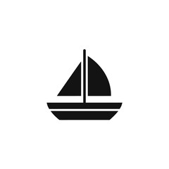 Sailboat Silhouette Vector Transparent Background
