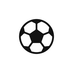 Naklejka premium Soccer Ball Silhouette Transparent Background