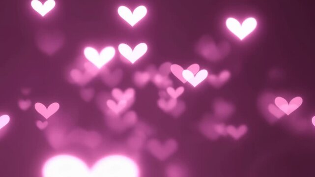 Bokeh Heart Lights
Soft Shifting Pink Glow